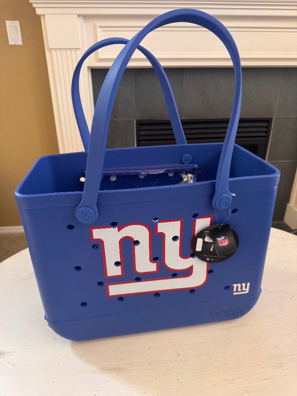 New York Giants NFL Original Bogg Bag Large Blue Tote NWT